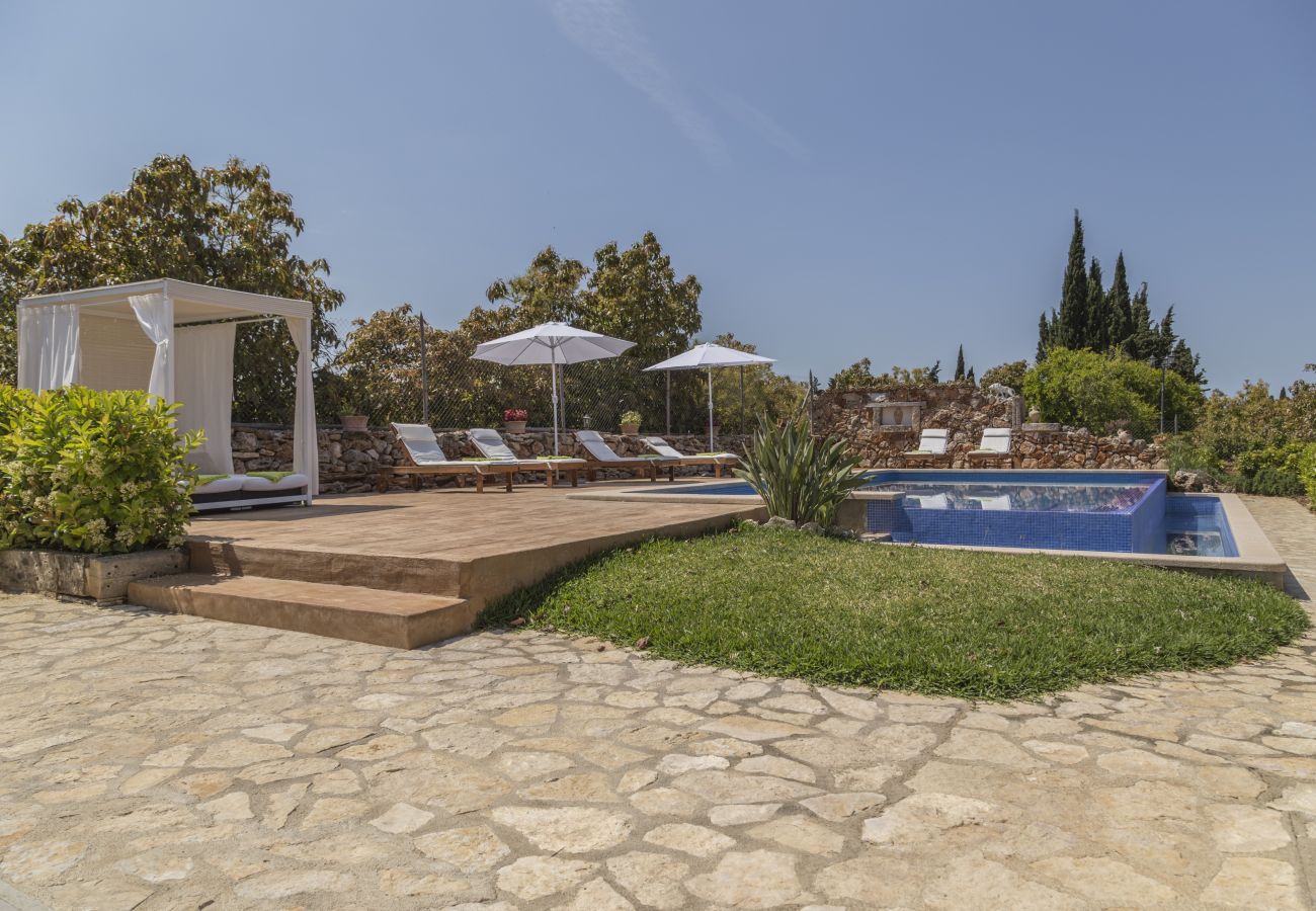 House in Muro - YourHouse Es Moyà des Pins, villa with private pool and garden in Majorca North