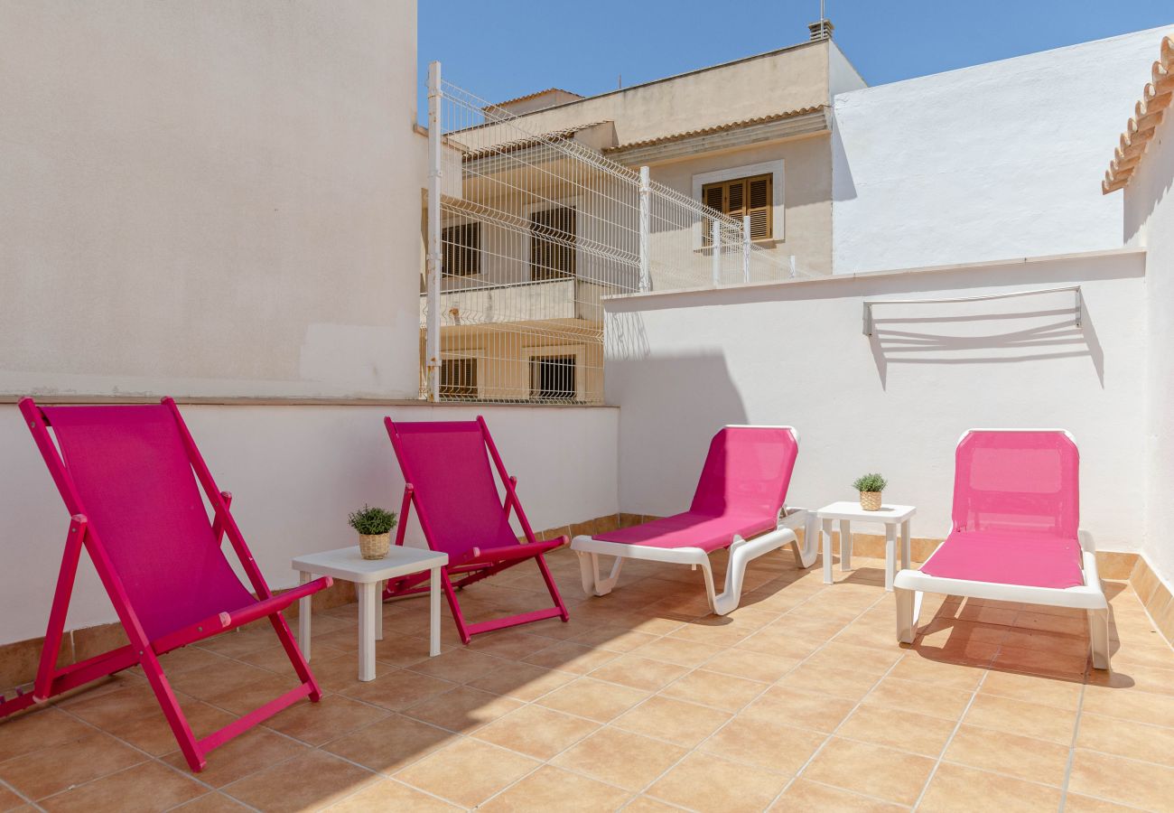 Apartment in Can Picafort - YourHouse Blau Blue 1.2, sea-view apartment in Can Picafort