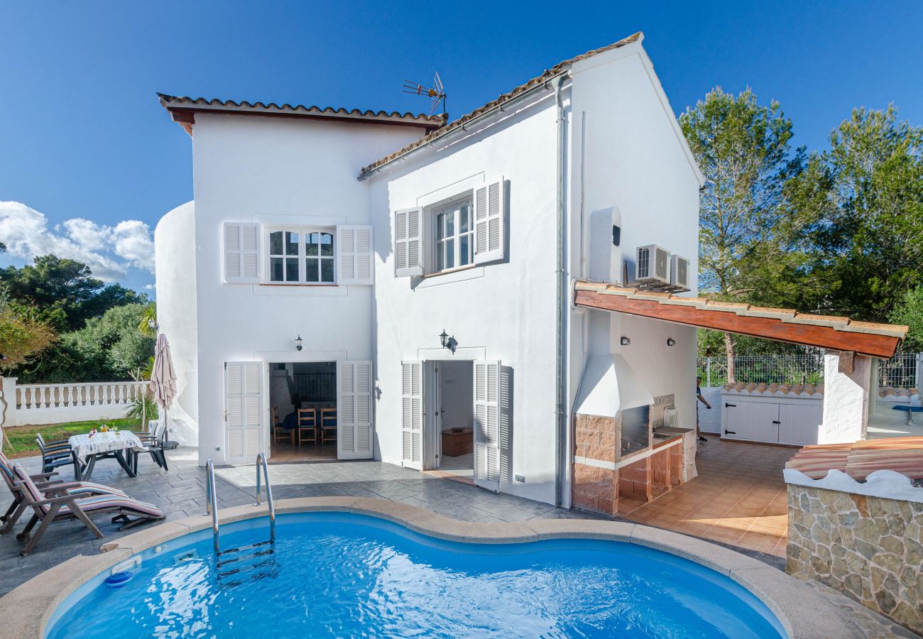 Villa in Son Serra de Marina - Quiet house with private pool and barbecue near the beach, YourHouse Sa Calma,