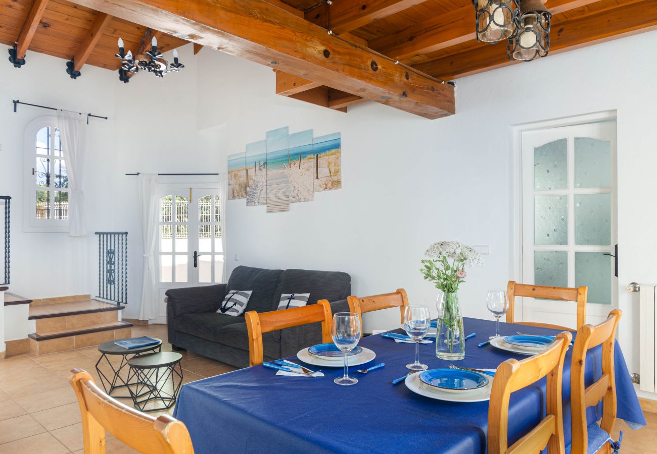 Villa in Son Serra de Marina - Quiet house with private pool and barbecue near the beach, YourHouse Sa Calma,