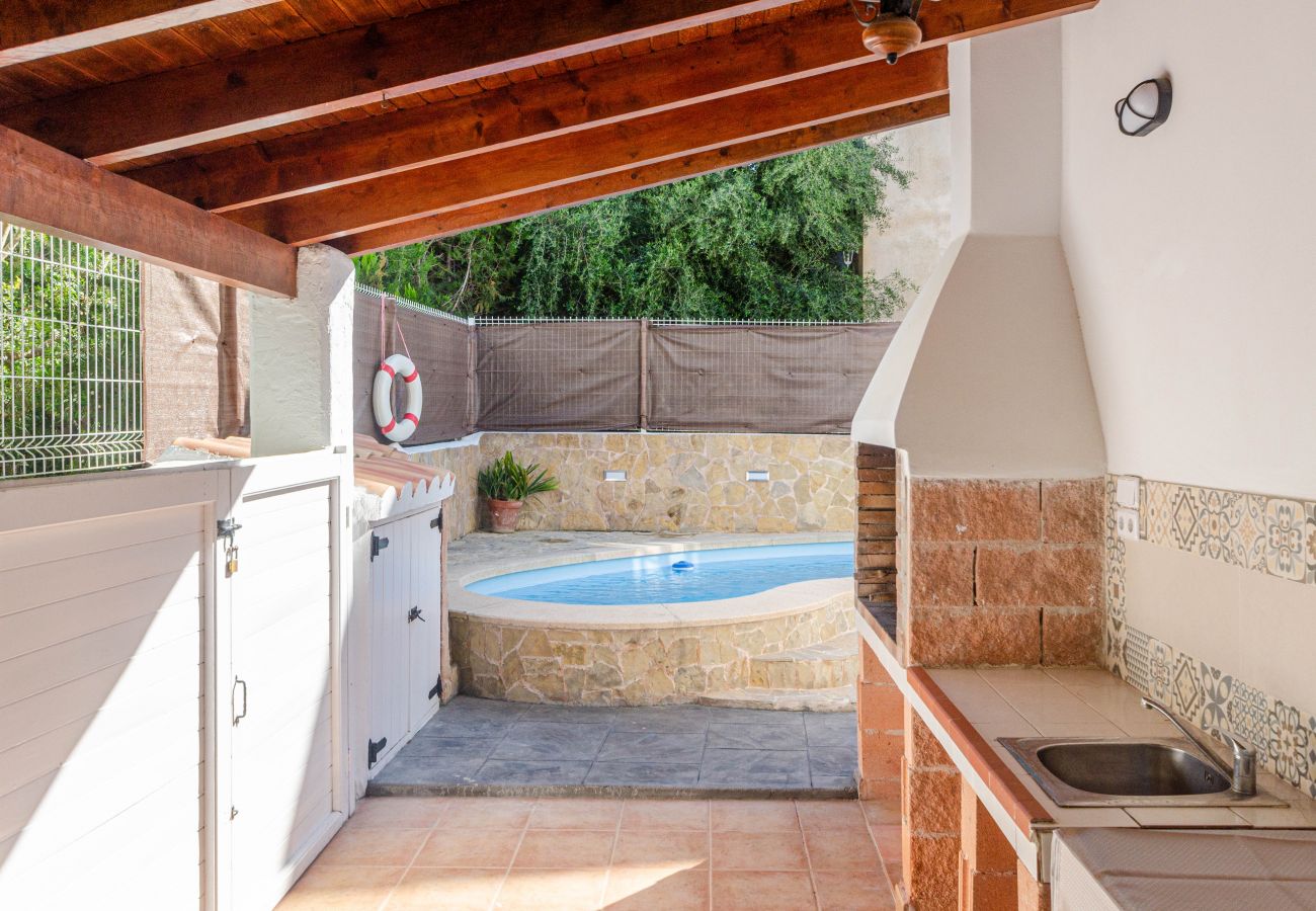 Villa in Son Serra de Marina - Quiet house with private pool and barbecue near the beach, YourHouse Sa Calma,