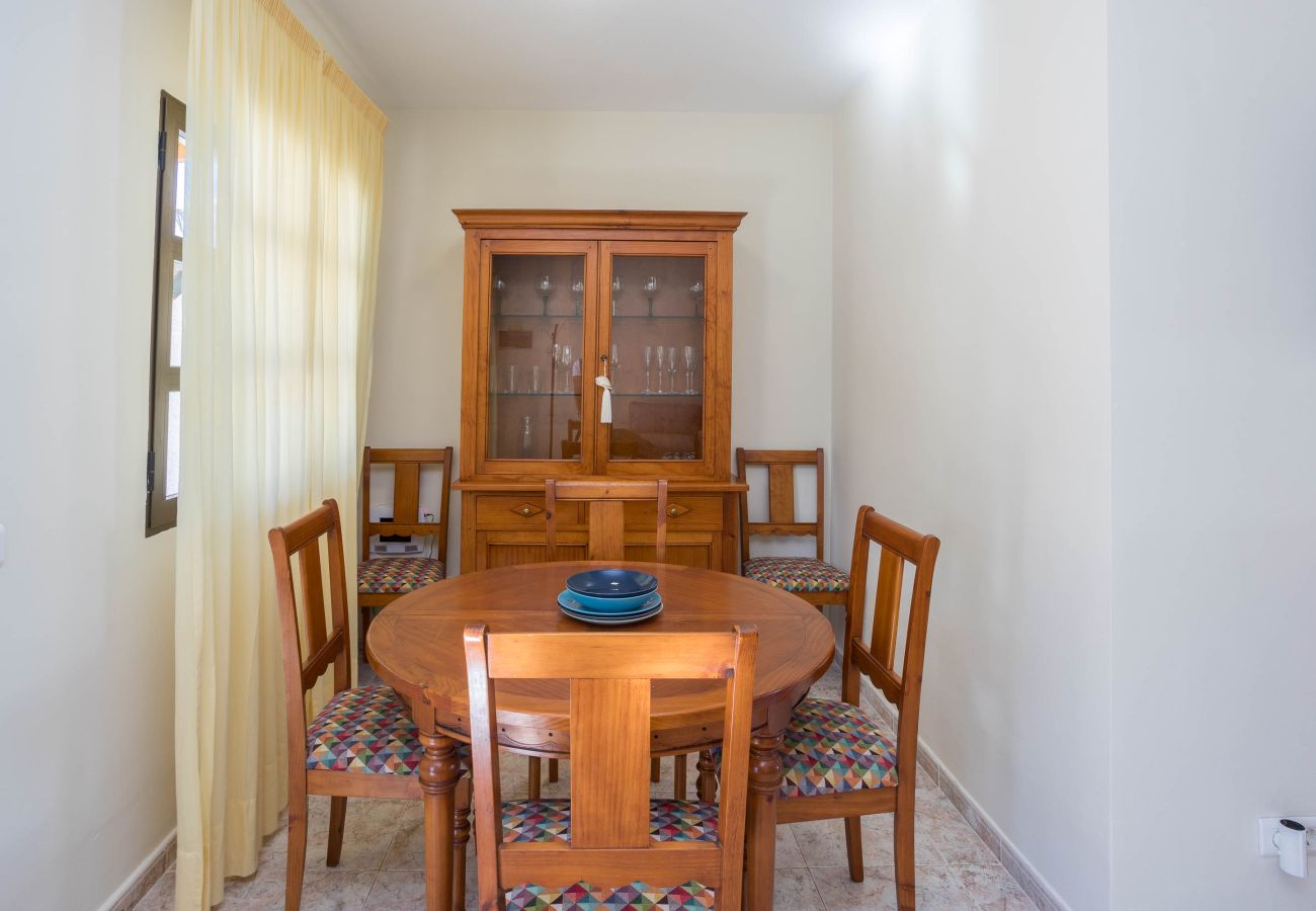 House in Agaete - Agaete El Turman with solarium terrace and private car park